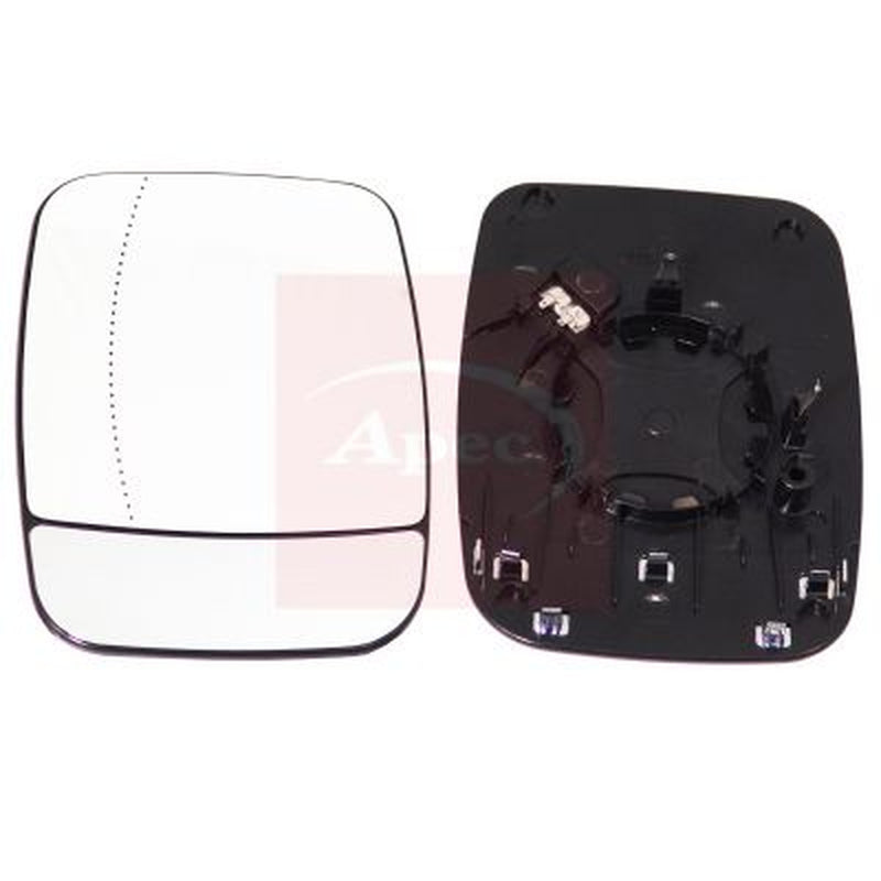 Apec Exterior Wing Mirror Glass Left fits Fiat Talento 2016 on 1.6