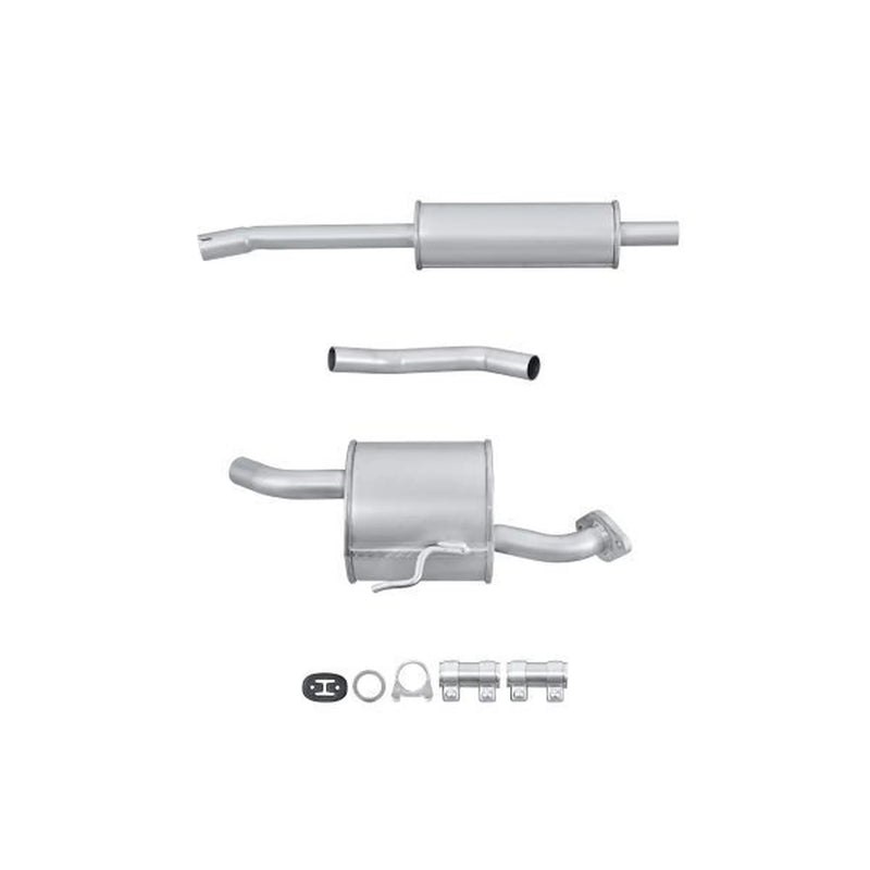 Hella End Silencer Rear fits Daihatsu Charade VI 2003 on 1.0