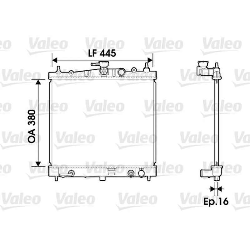 Valeo Engine Radiator 734247