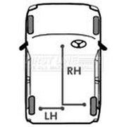 First Line Handbrake Cable Right Rear fits Nissan Cabstar E 1998-2006