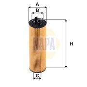 NAPA Engine Oil Filter fits Audi A3 2019-2020