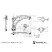 Blue Print Control/Trailing Arm Front Right ADBP860123