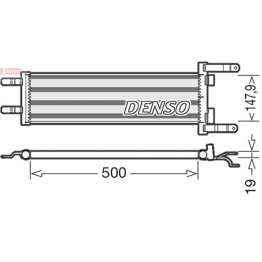 Denso Engine Oil Cooler fits Alfa Romeo Giulia 2015 on 2.2