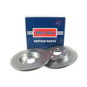 Borg & Beck Front & Rear Brake Discs & Pads fits Toyota Avensis 2008-2018