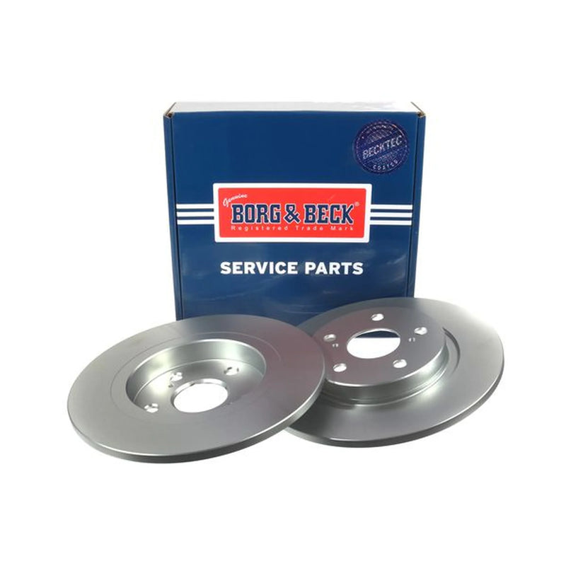 Borg & Beck Front & Rear Brake Discs & Pads fits Toyota Avensis 2008-2018