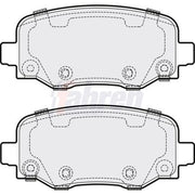 Fahren Rear Brake Pad Set FBP3836