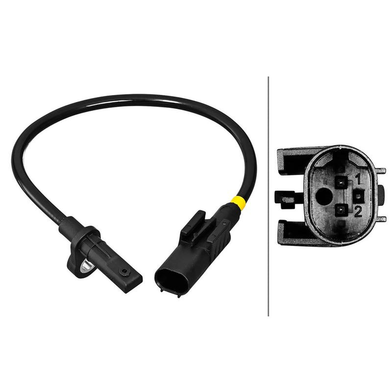 Hella ABS Wheel Speed Sensor Rear fits Mercedes-Benz Gl-Class 2012-2015
