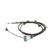 Bosch Handbrake Cable Centre fits Mazda 3 2003-2009 1.3 1.6 2.0