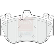 Apec Black Front Brake Pad Set fits Porsche Cayenne 2002-2010 4.5 4.8