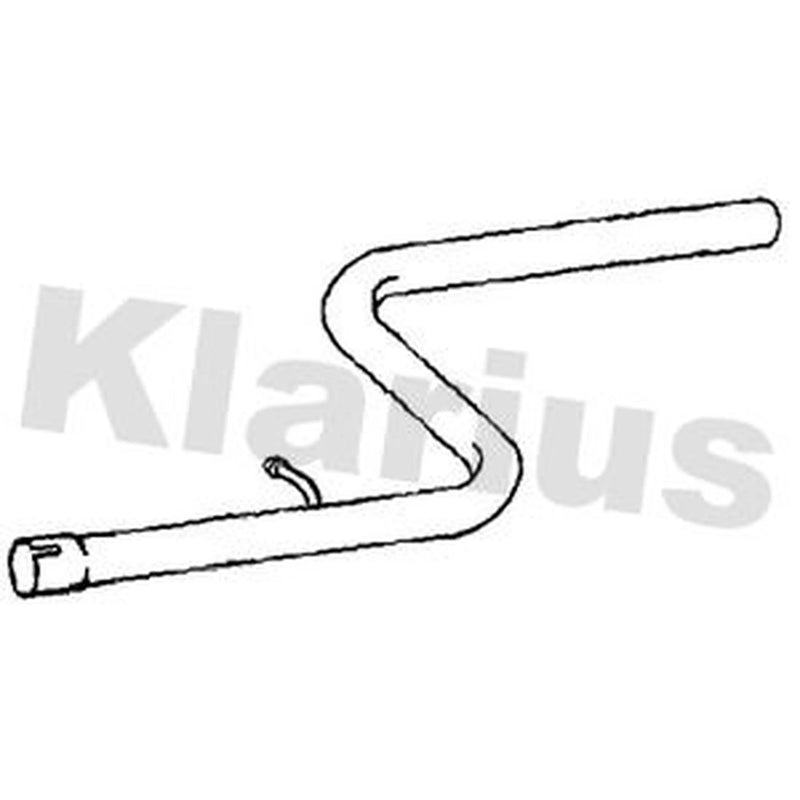 Klarius Exhaust Pipe OD fits Fiat Doblo Cargo 2010-2023 1.6