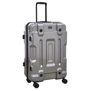 Dellonda 3pc Lightweight ABS Luggage Set  - 20", 24", 28" - Silver Dellonda  - Dynamic Drive