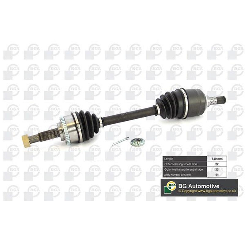 BGA CV Drive Shaft Driveshaft Front Left fits Nissan Primera 1996-2002 1.6