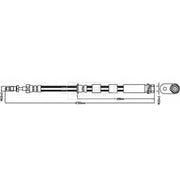 Borg & Beck Brake Hydraulic Hose Line Rear Right BBH8502