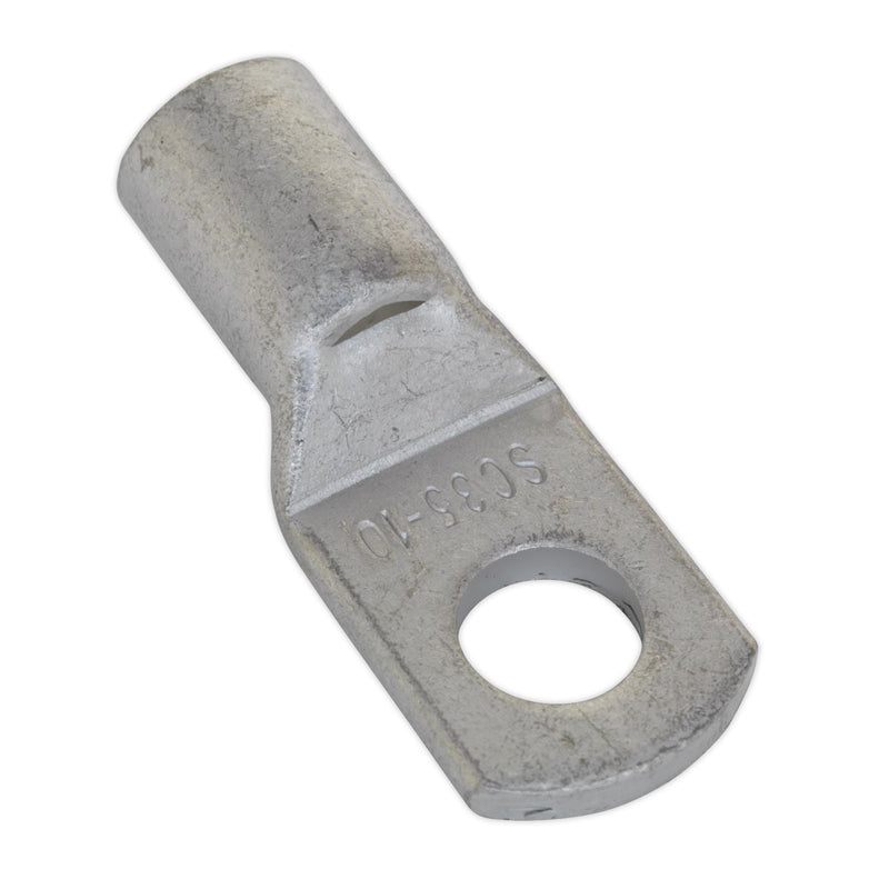 Sealey Copper Lug Terminal 35mmï x 10mm Pack of 10 LT3510 Sealey - Dynamic Drive