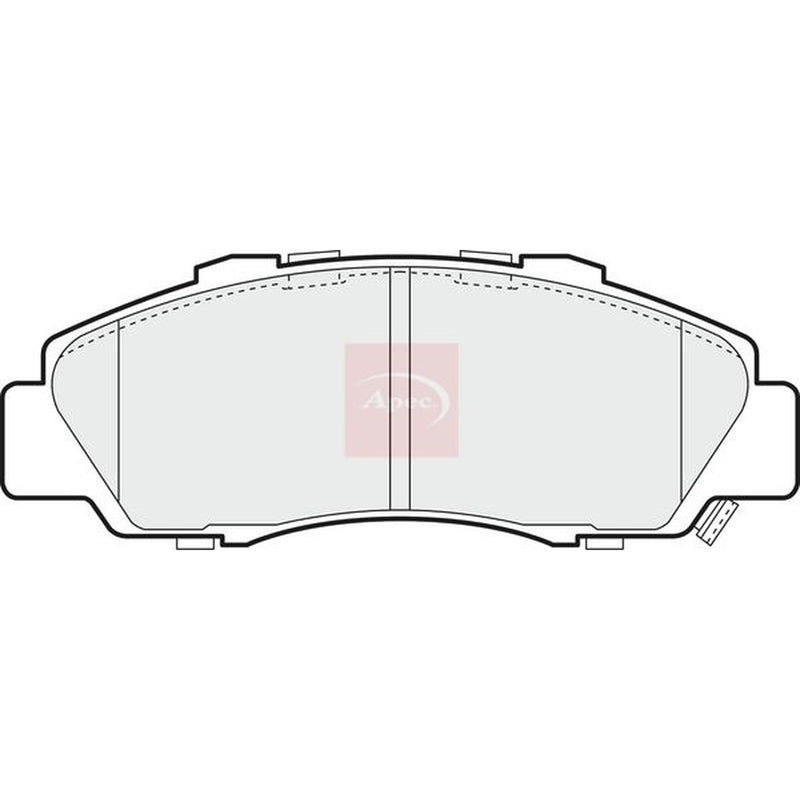 Apec Front Brake Vented Discs & Pads fits Honda Stepwgn 2000-2005 2.0