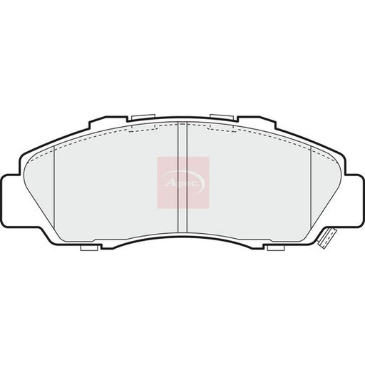 Apec Front Brake Vented Discs & Pads fits Honda Integra 1993-2001 1.8