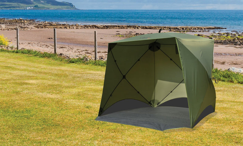 Quest Screen House 4 Mini pop up Gazebo Green Quest - Dynamic Drive