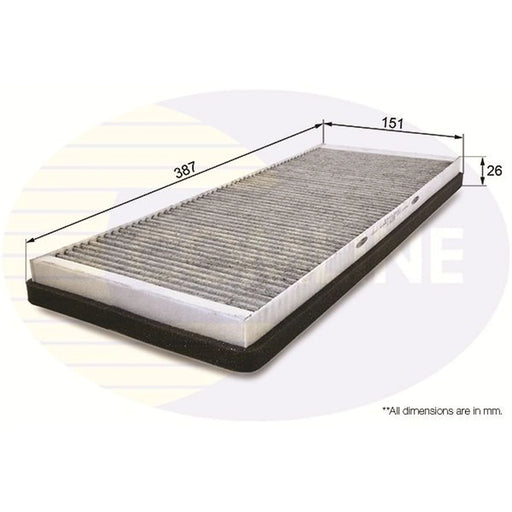 Comline Cabin Air Filter (Pollen Filter) fits Audi 80 B3 1990-1991 1.6