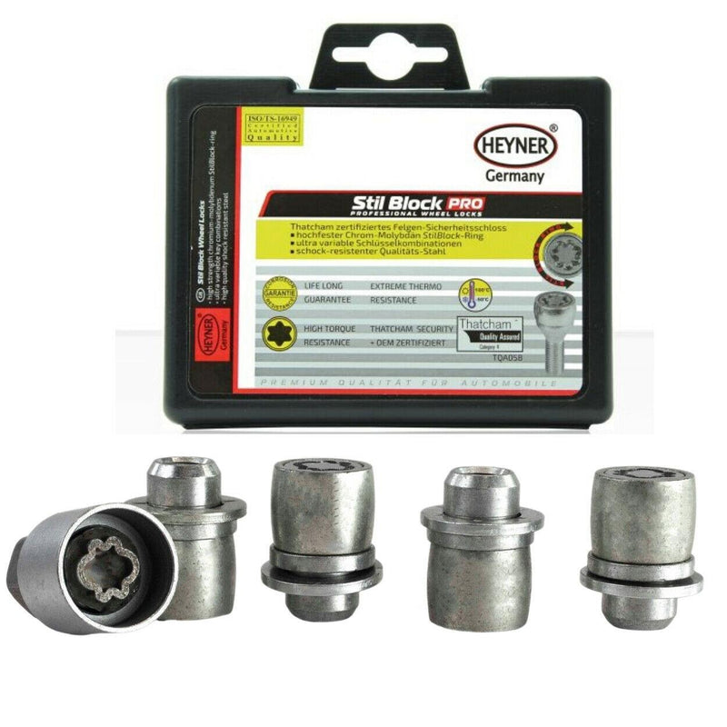 Outlet Locking Wheel Nuts M12X1.5 And Removal Key 582/5 Fits Mitsubishi L200 Heyner Germany  - Dynamic Drive