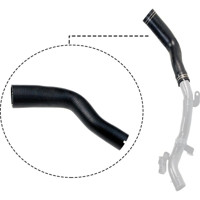 Gates Intercooler Turbo Charge Air Hose 300mm fits Fiat Doblo 2004-2005 1.3