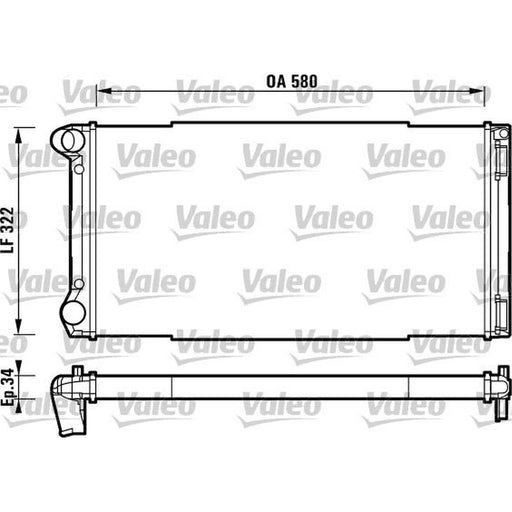 Valeo Engine Radiator 732913
