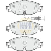 NAPA Front Brake Pad Set fits Audi A1 2018 on