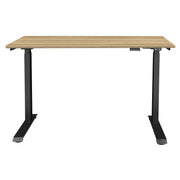Dellonda Single Motor Adjustable-Height Electric Sit/Stand Desk - Oak Desktop Dellonda - Dynamic Drive