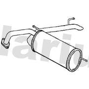 Klarius Box With Tail Pipe Rear fits Honda Civic IX Tourer 2014-2016 1.6