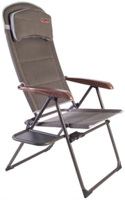 Quest Naples Pro Recline Camping Caravan Chair with Side Table Quest - Dynamic Drive