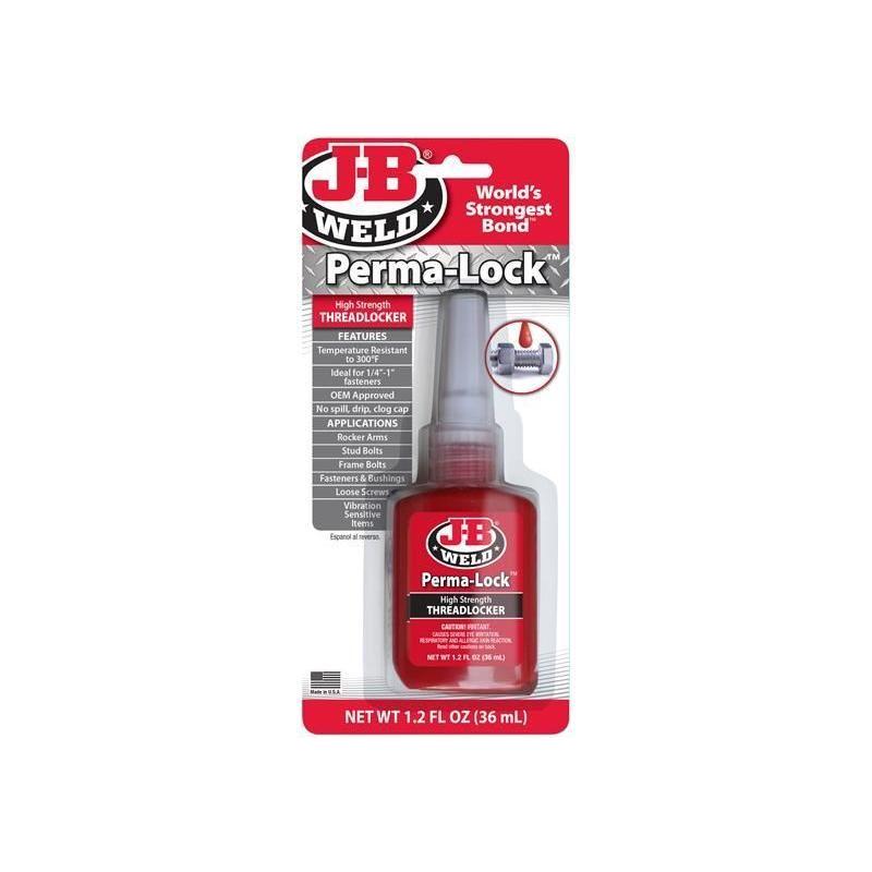 J-B Weld Perma-lock Red High High Strength Threadlocker 36ml J-B Weld - NN4 Online