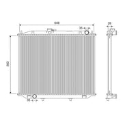 Valeo Engine Radiator 731785