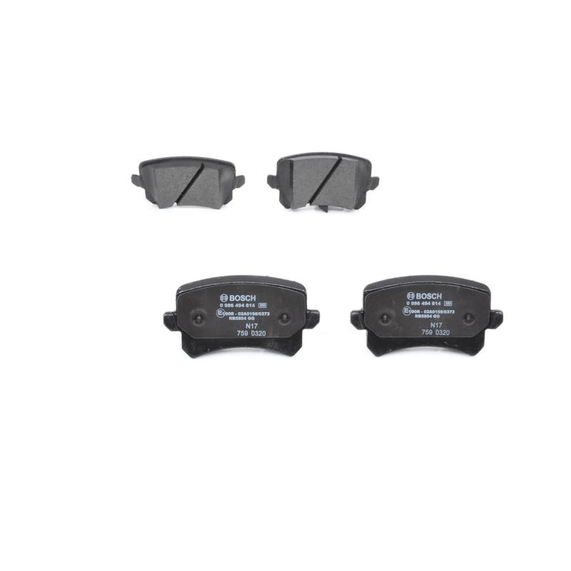 Bosch Front & Rear Pads fits Audi Q3 2013-2018 2.5
