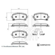 Blue Print Rear Brake Pad Set ADBP420193
