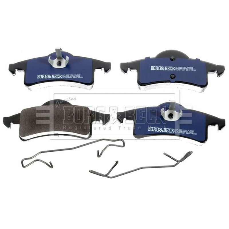 Borg & Beck Rear Brake Solid Discs & Pads fits Jeep Grand Cherokee 1999-2005