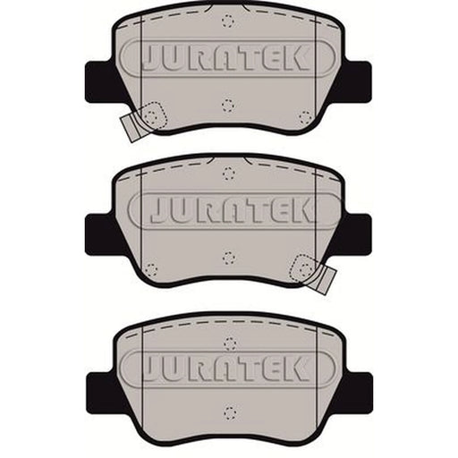 Juratek Rear Brake Discs & Pads fits Toyota Avensis 2008-2018 1.6 1.8 2.0 2.2