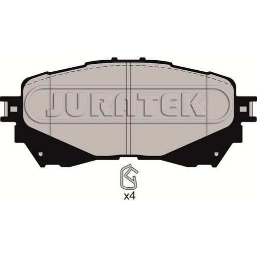 Juratek Front Brake Vented Discs & Pads fits Mazda 6 2018-2020 2.2