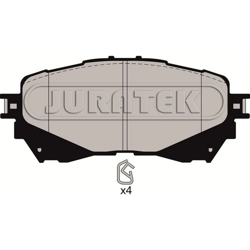 Juratek Front Brake Pad Set fits Mazda 6 2012-2020 2.0 2.2 2.5