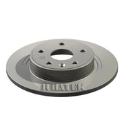 Juratek 2 x Solid Rear Brake Discs VAU165-x2
