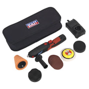 Sealey Cordless Mini Sander/Polisher Kit75mm 12V Lithium-ion CP2812V Sealey - Dynamic Drive