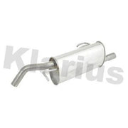 Klarius Box With Tail Pipe Rear fits Mitsubishi Colt Czc VI 2006-2009 1.5