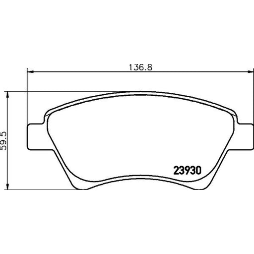 Mintex Front & Rear Brake Discs & Pads fits Renault Scénic II 2005-2008 2.0