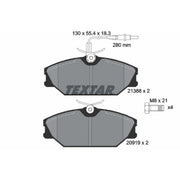 Textar Front Brake Pad Set 2138802