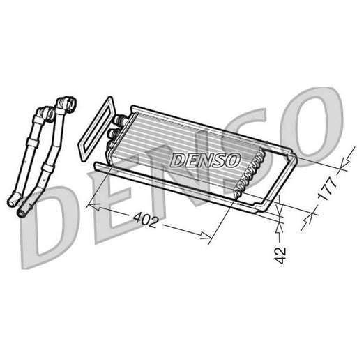 Denso Heater Matrix Core Heat Exchanger fits Iveco Stralis I 2002-2004