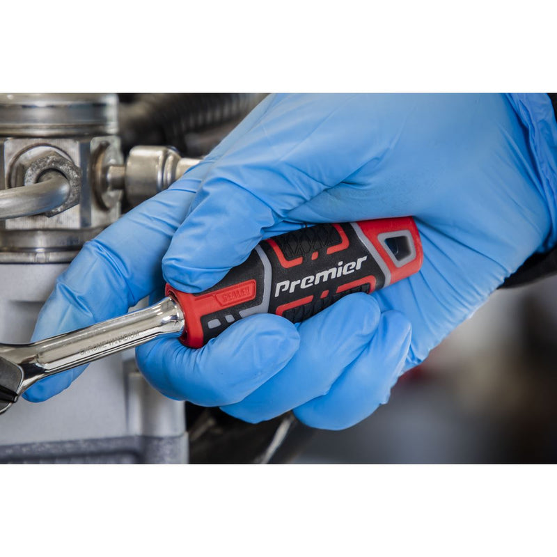 Sealey Premier Premier Ratchet Wrench with Flip Reverse 1/4"Sq Drive AK8934 Sealey Premier - Dynamic Drive