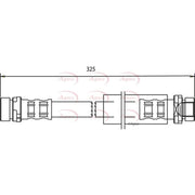 Apec Brake Hydraulic Hose Line Rear HOS3551