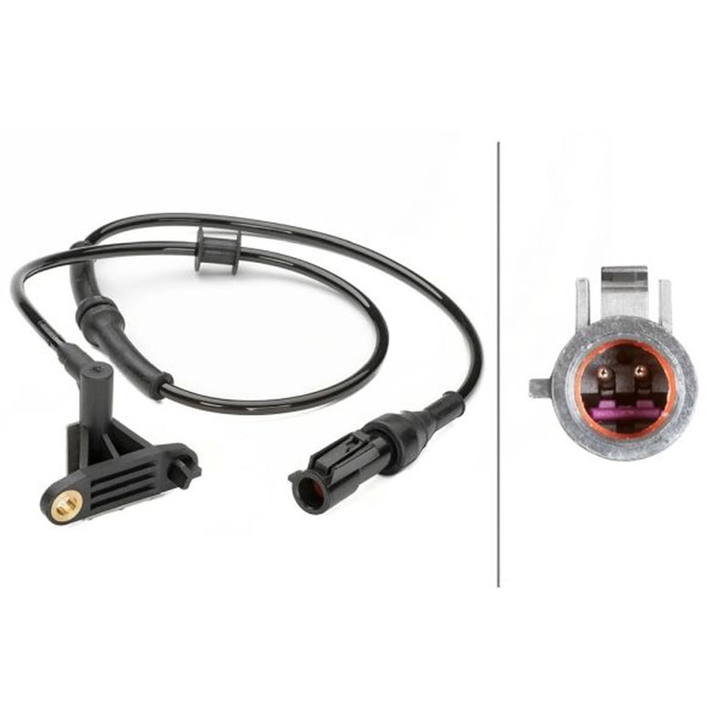 Hella ABS Wheel Speed Sensor Rear fits Ford Usa Explorer 2006-2010 4.6