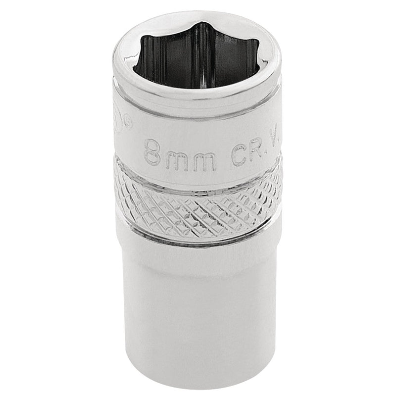 Draper HI-TORQ 6 Point Socket, 1/4" Sq. Dr., 8mm 32536 Draper - Dynamic Drive