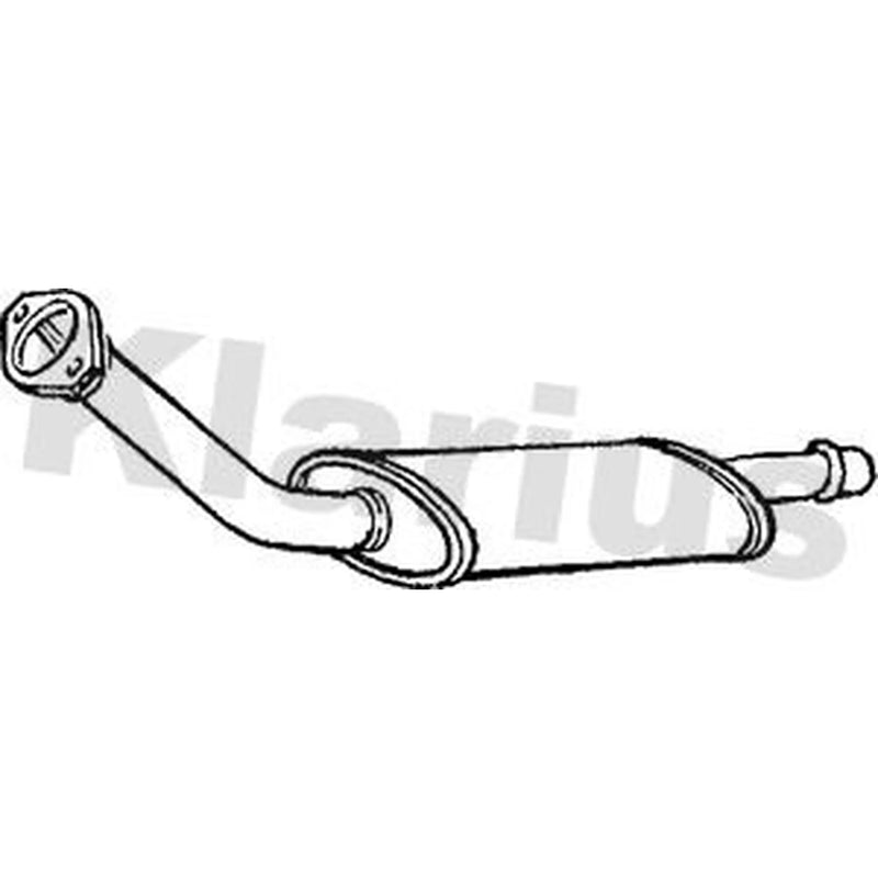 Klarius Box With Front Pipe Front fits Citroën Berlingo First 1998-2005 1.9