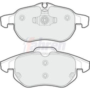 Fahren Front Brake Pad Set FBP3069