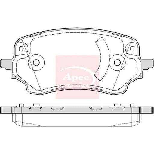 Apec Front Brake Pad Set PAD2328